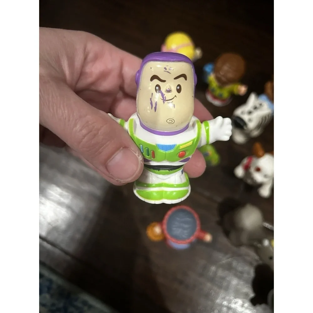 Lot Of 18 Little People Noah Animals Toy Story Paint Chipped